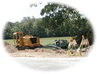 Lake Petersburg sewer project photo